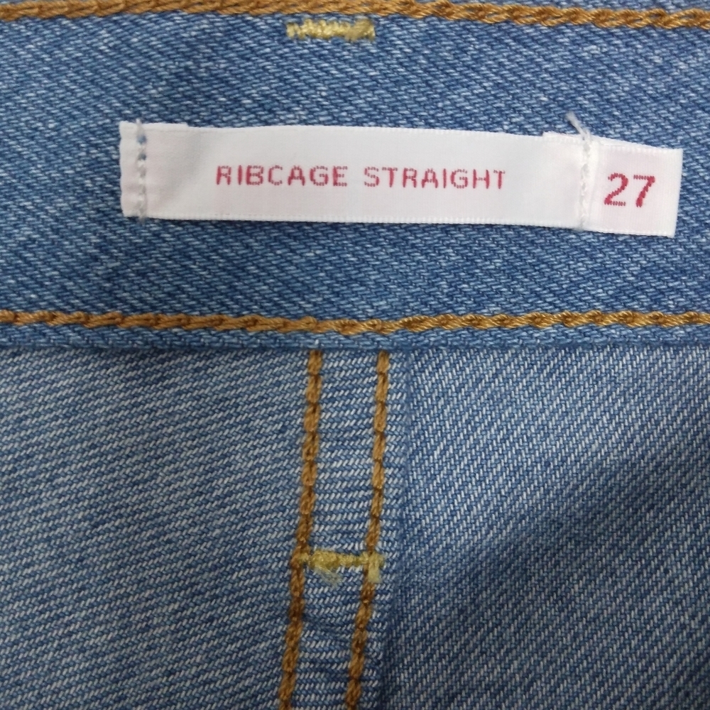 NWT Levi's x Farm Rio Ribcage Straigh Crop Jean - Picture 9 of 13